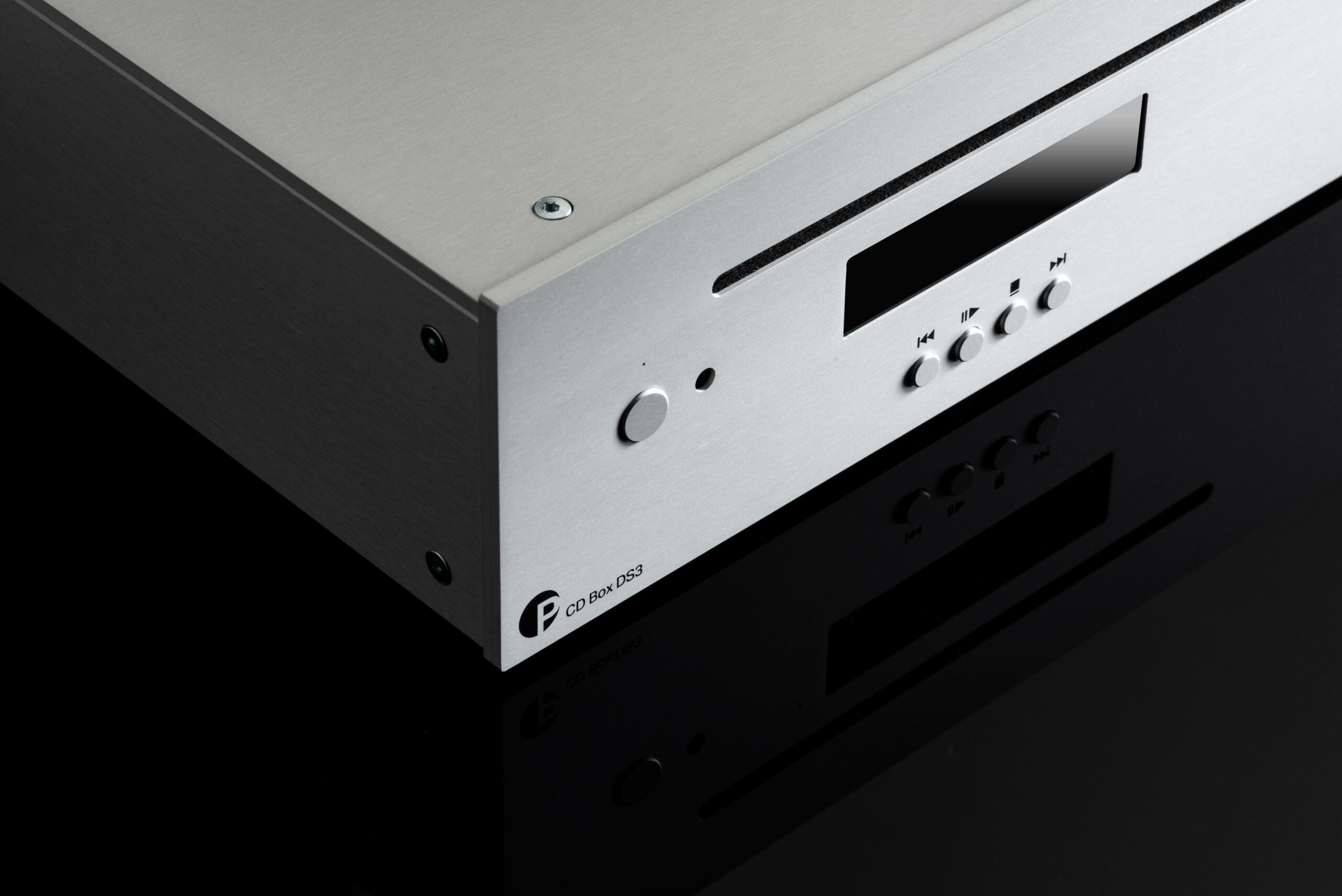 Pro-Ject CD-Box S3 silber Detail