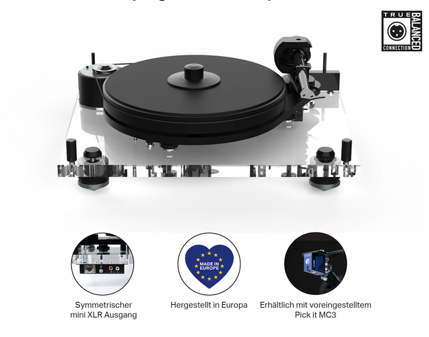 Pro-Ject 6 Perspex Balanced made in Europe