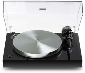 Pro-Ject X8 Evolution schwarz hochglanz mit staubschutzhaube